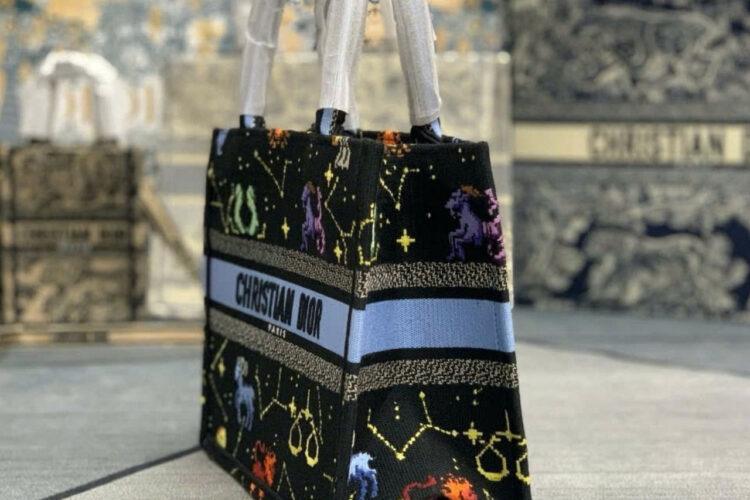 Túi Dior Tote Book Small Black Zodiac Size 26 Best Deal