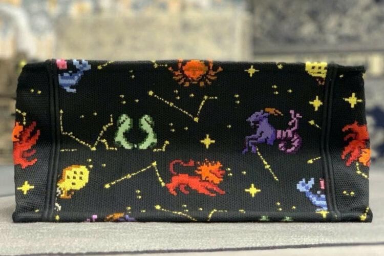 Túi Dior Tote Book Small Black Zodiac Size 26 Best Deal