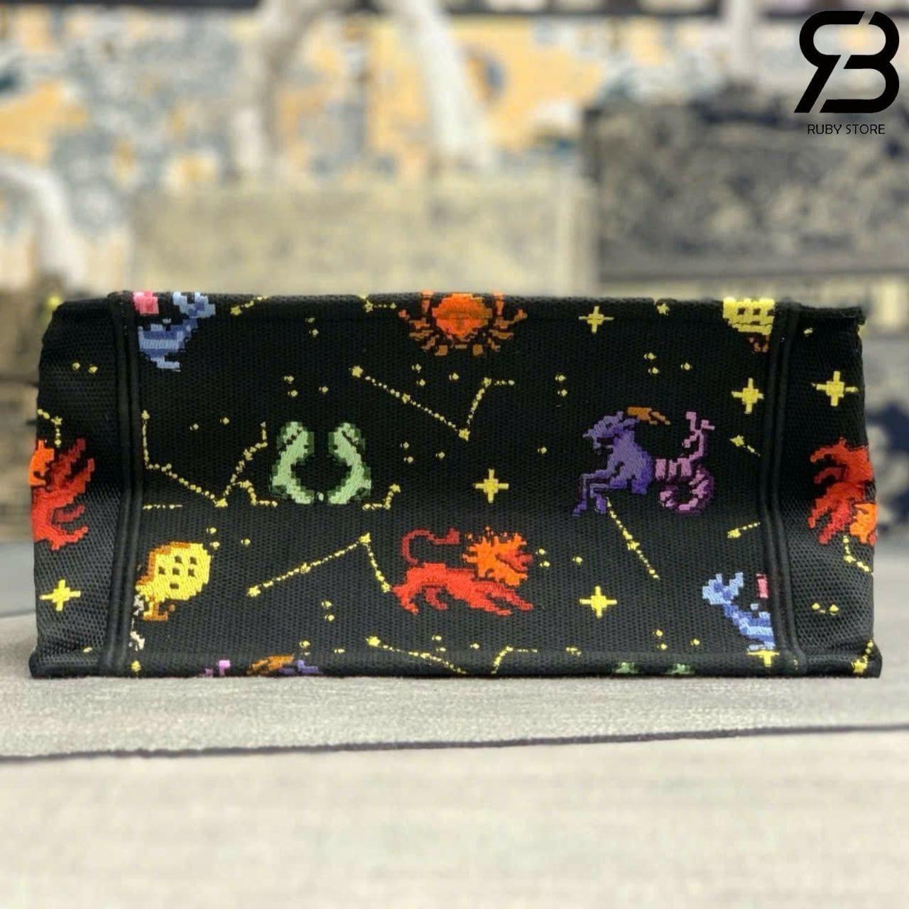 Túi Dior Tote Book Small Black Zodiac Size 26 Best Deal