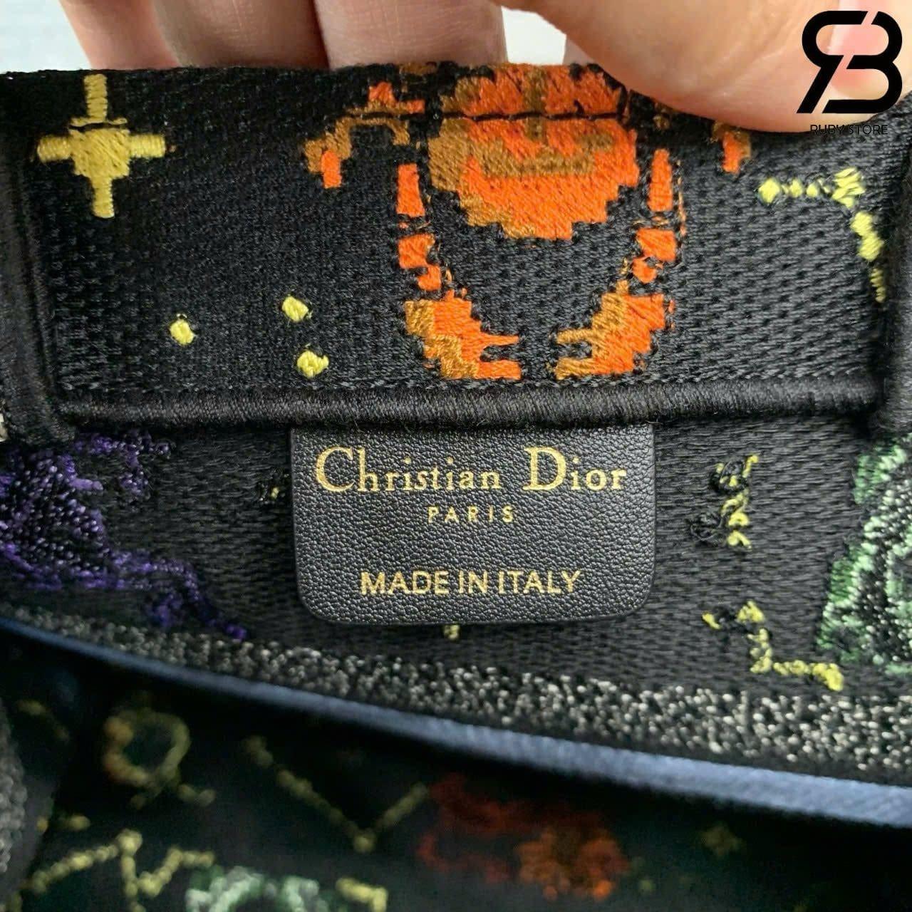 Túi Dior Tote Book Small Black Zodiac Size 26 Best Deal