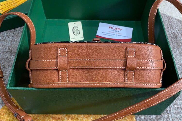 Túi Goyard Belvedere PM Tan Brown Canvas Màu Nâu
