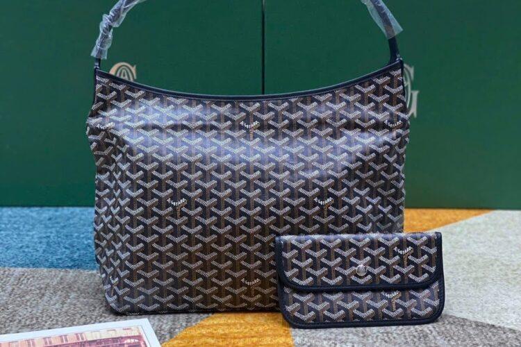 Túi Goyard Bohème Hobo Goyardine Canvas Black Màu Đen