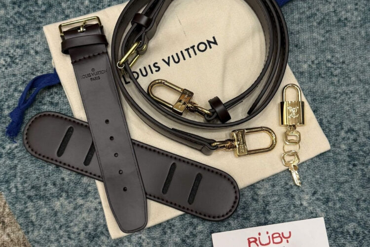 Túi LV Keepall Bandoulière 50 Damier Ebene Màu Nâu