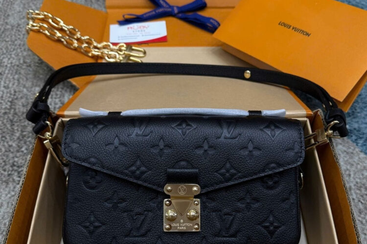 Túi LV Pochette Métis East West Monogram Empreinte Black M46595 đen