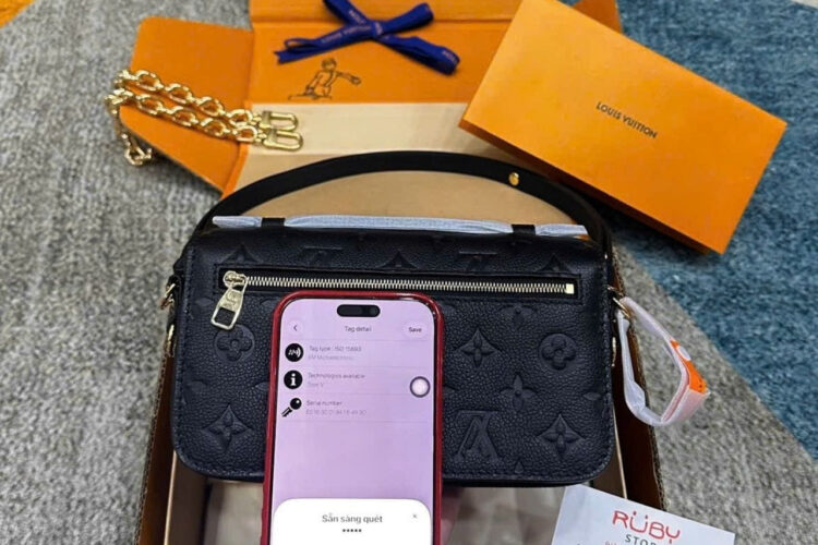 Túi LV Pochette Métis East West Monogram Empreinte Black M46595 đen