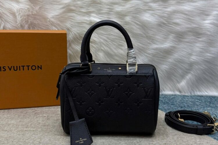 Túi LV Nano Speedy Monogram Empreinte Black M82450 Màu Đen Best Quality