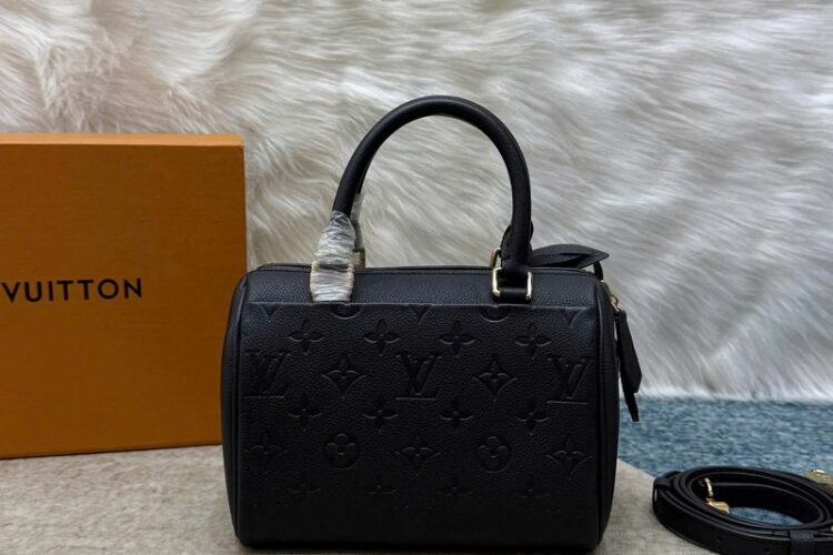 Túi LV Nano Speedy Monogram Empreinte Black M82450 Màu Đen Best Quality