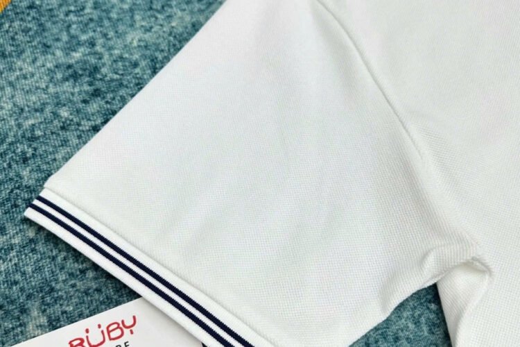 Áo Polo Gucci Cotton Piquet With Interlocking G White Màu Trắng