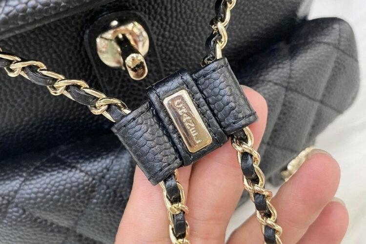 Ba Lô CN 23SS Duma Backpack Black Caviar GHW Đen Khóa Vàng