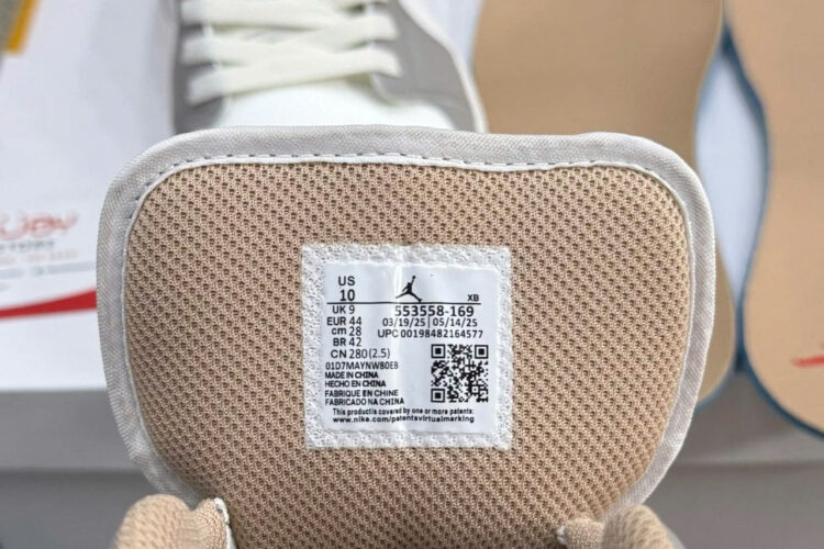 Giày Air Jordan 1 Low Red College Grey Xám Trắng
