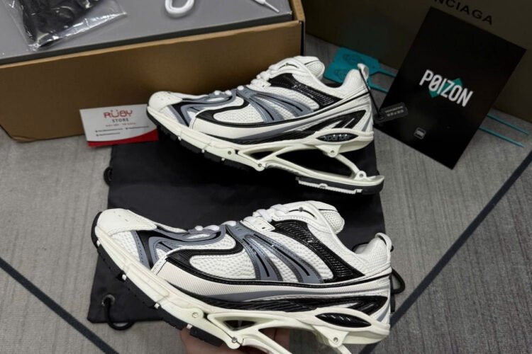 Giày Balenciaga X-Pander Off White Trắng đen Xanh Best Quality
