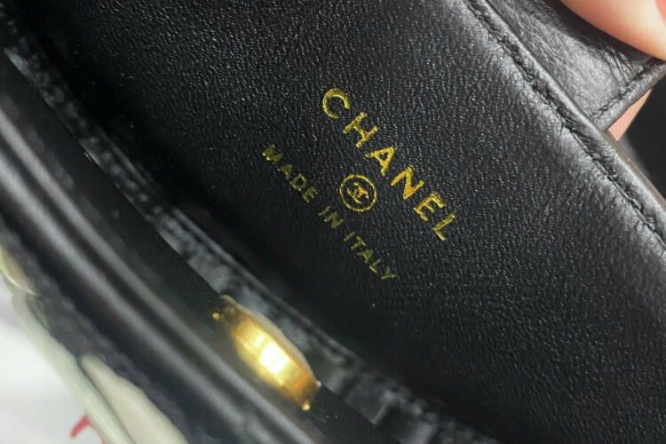 Túi CN Pouch Round Black Lambskin Màu Đen