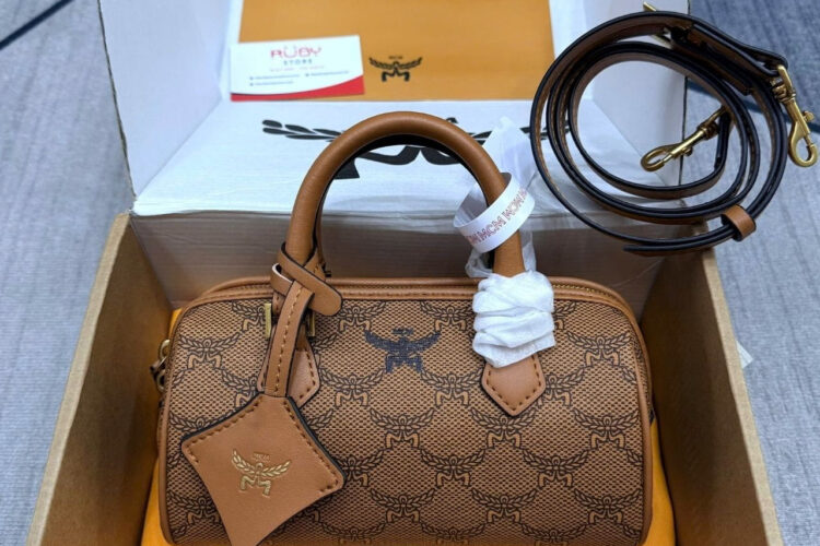 Túi Ella Boston Bag In Lauretos Cognac Màu Nâu
