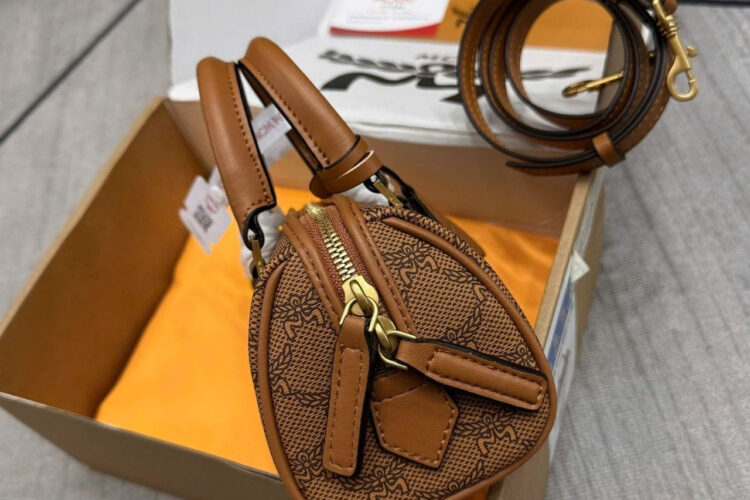 Túi Ella Boston Bag In Lauretos Cognac Màu Nâu