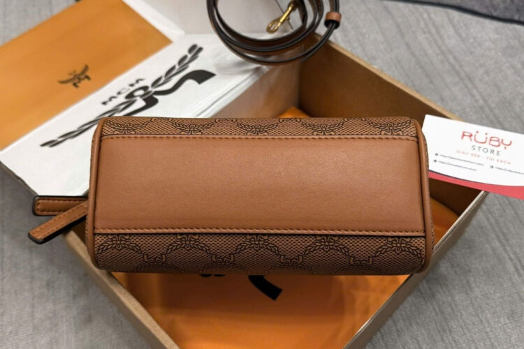 Túi Ella Boston Bag In Lauretos Cognac Màu Nâu