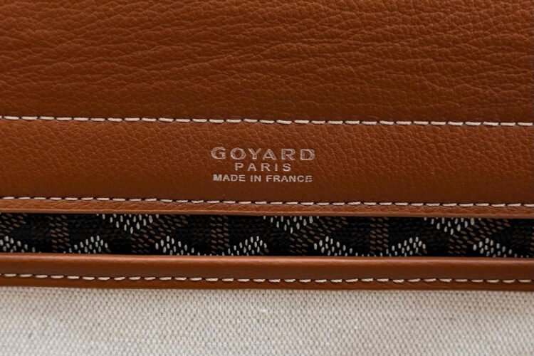 Túi Goyard Rouette Souple Black Goyardine Tan Calfskin PM Bag Size 31CM