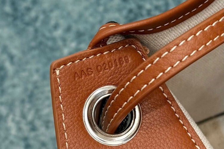 Túi Goyard Rouette Souple Black Goyardine Tan Calfskin PM Bag Size 31CM