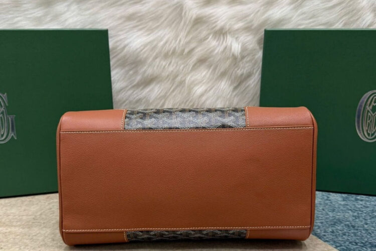Túi Goyard Saigon Tote Black Tan 34CM Màu đen Nâu