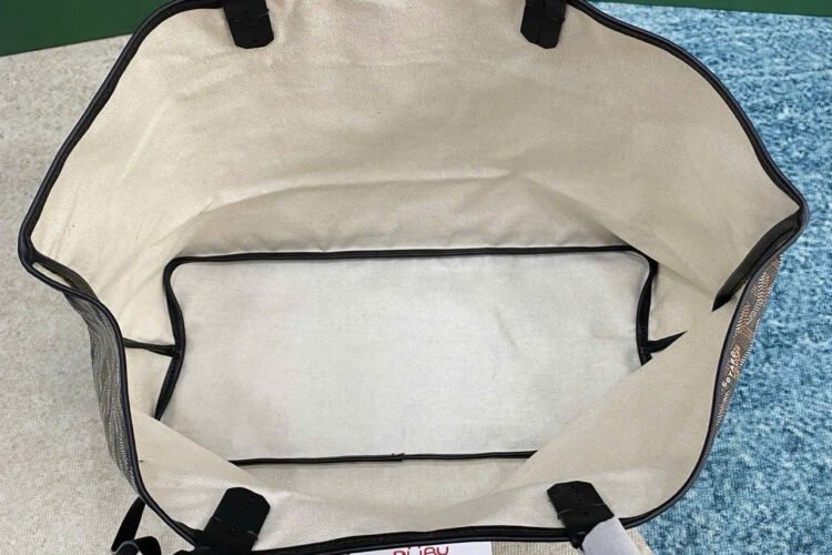 Túi Goyard Saint Louis GM Tote Bag Black Canvas Màu Đen