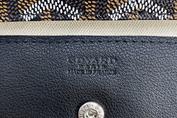 Túi Goyard Saint Louis GM Tote Bag Black Canvas Màu Đen