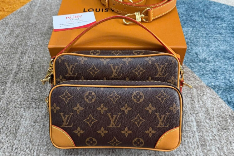 Túi LV Nil Messenger G69 Monogram Canvas M14016 Nâu