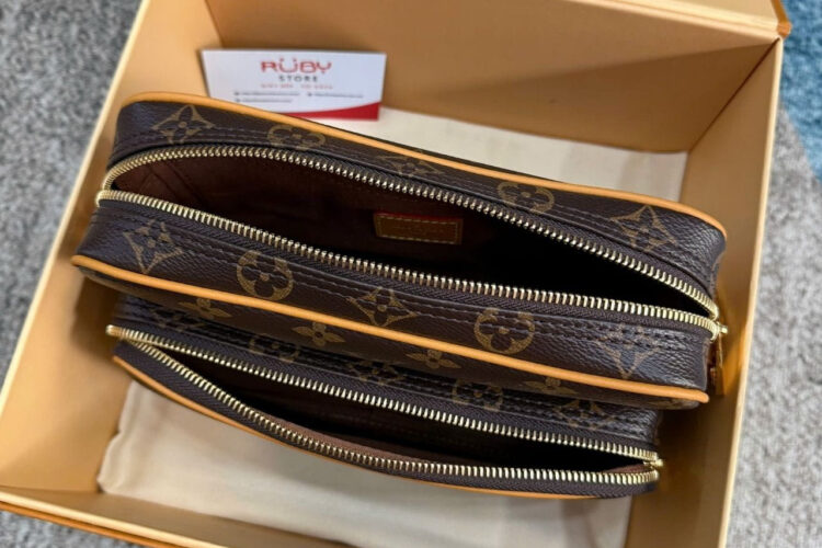 Túi LV Nil Messenger G69 Monogram Canvas M14016 Nâu