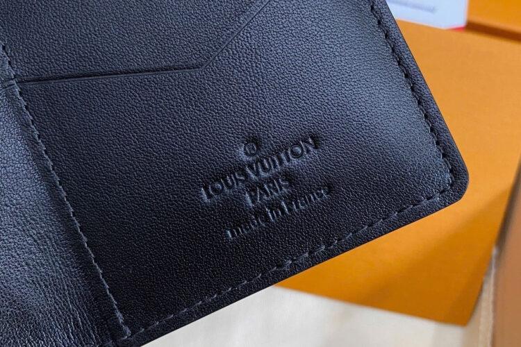 Ví LV Pocket Organizer M62899 Black Monogram Shadow Best Pháp