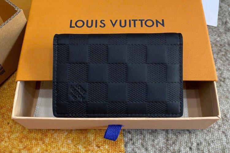 Ví LV Pocket Organizer N63197 Black Damier Infini