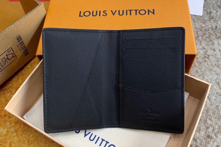 Ví LV Pocket Organizer N63197 Black Damier Infini