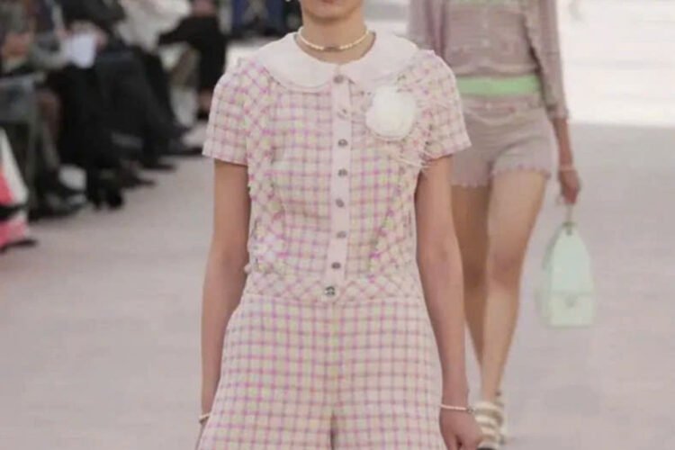 Áo CN 25S Pink Plaid Jacket Màu Hồng