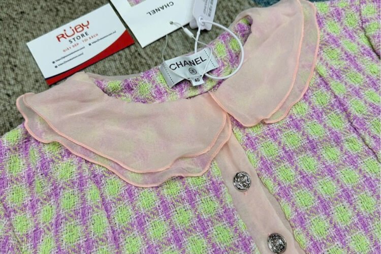 Áo CN 25S Pink Plaid Jacket Màu Hồng