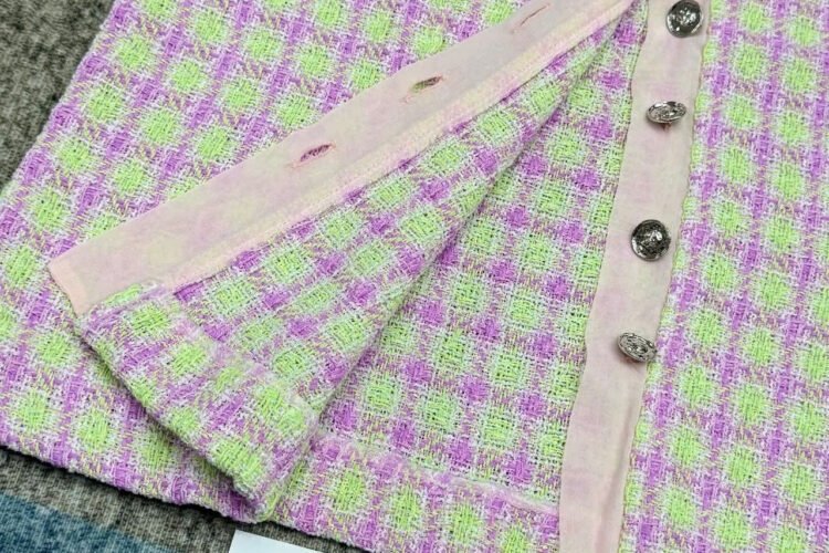 Áo CN 25S Pink Plaid Jacket Màu Hồng