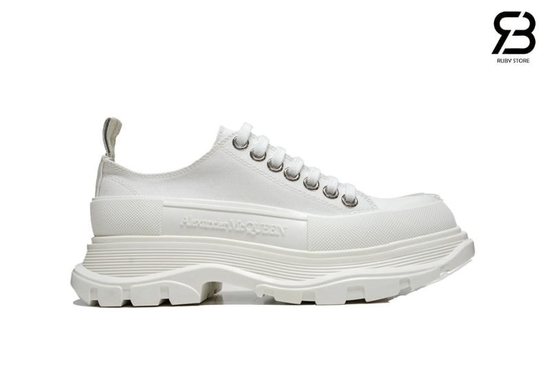 Giày Alexander McQueen Tread Slick White Màu Trắng
