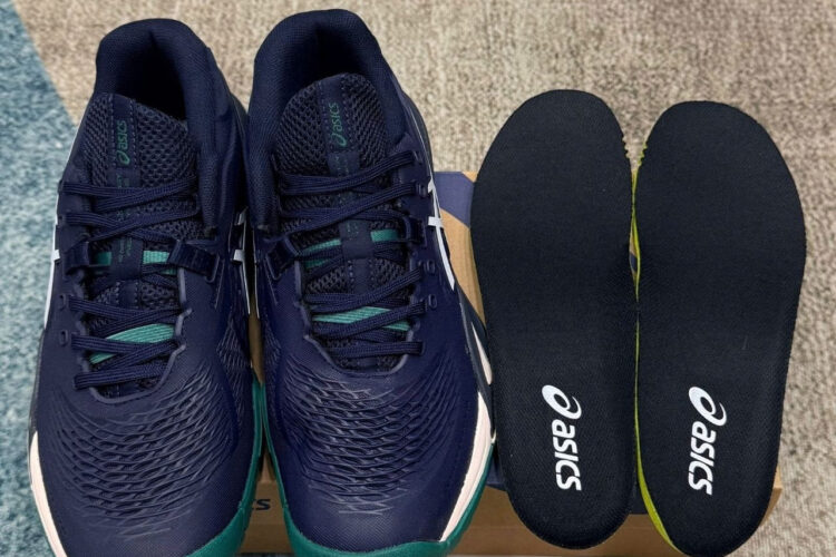 Giày Asics Gel Resolution X Midnight Cream Màu Xanh ­đậm