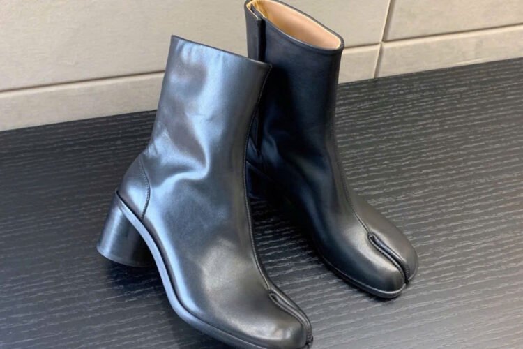 Giày Boots Maison Margiela Tabi Ankle Black 6.5 CM Màu Đen