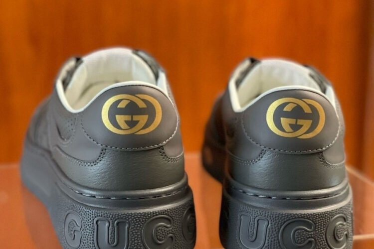 Giày Gucci GG Sneaker Grey Canvas Màu Xám