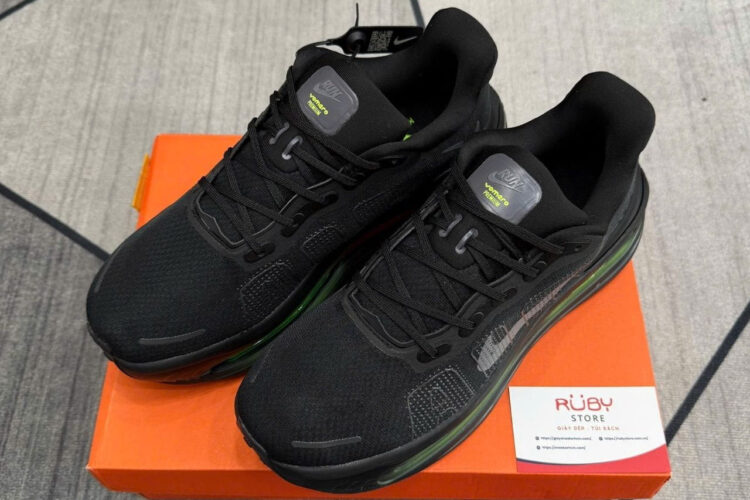 Giày Nike Vomero Premium Road Running Shoes đen Xanh Lá