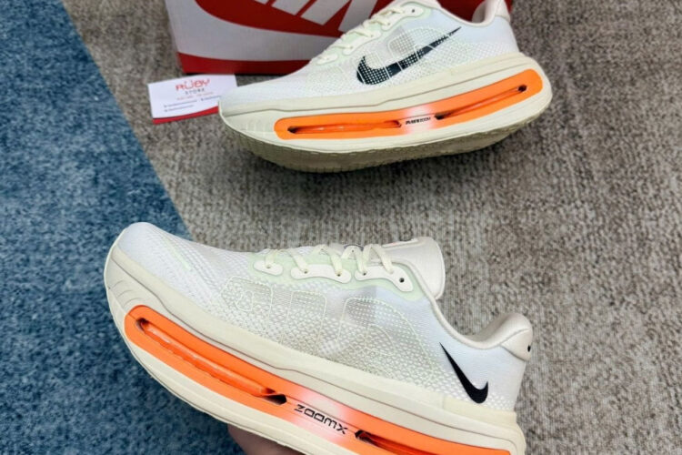 Giày Nike Vomero Premium Road Running Shoes Kem Cam