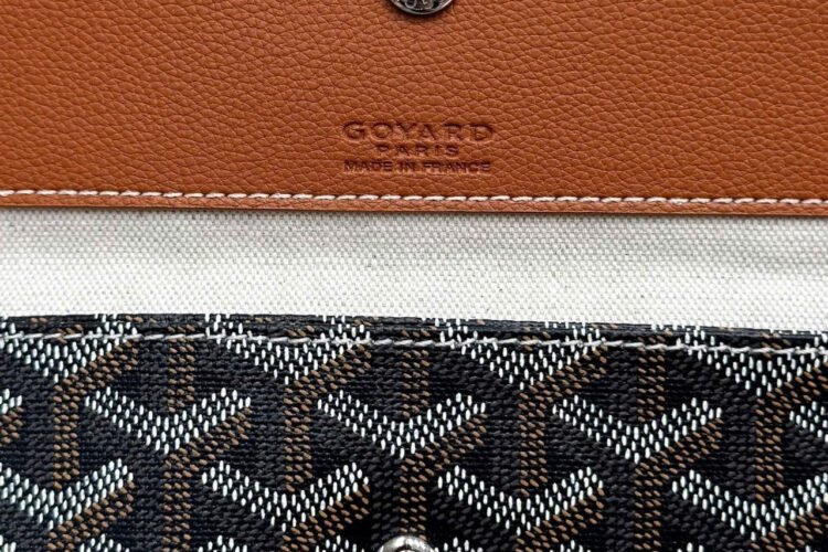 Túi Goyard Saint Louis PM Tote Black Tan Bag Canvas Màu đen Nâu
