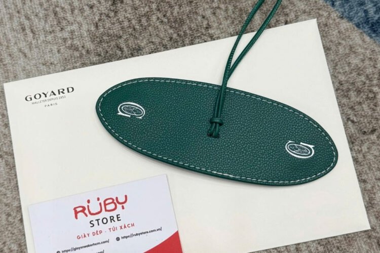 Túi Goyard Saint Louis PM Tote Green Bag Canvas Màu Xanh