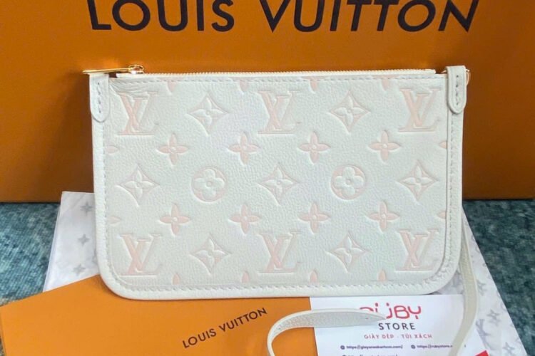 Túi LV CarryAll PM M24141 Bicolor Latte Chamallow Màu Kem
