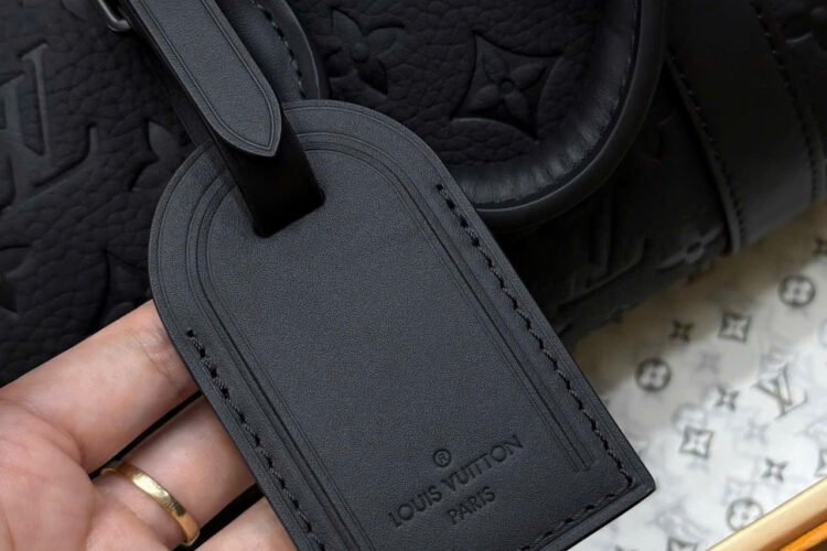 Túi LV Keepall Bandoulière 25 M20900 Black Monogram Taurillon đen