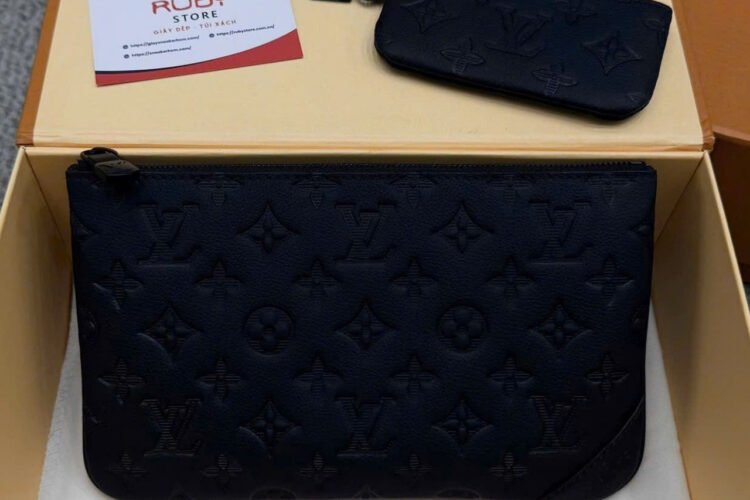 Túi LV Trio Messenger Black Monogram Shadow M46602 đen