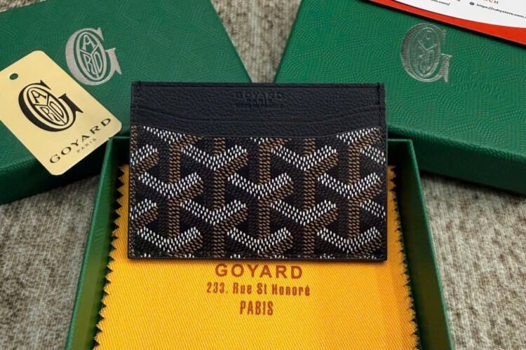 Ví Goyard Saint Sulpice Card Wallet Black Màu đen