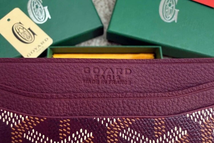 Ví Goyard Saint Sulpice Card Wallet Burgundy Màu đỏ
