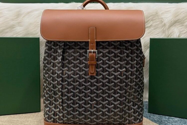 Balo Goyard Alpin MM Backpack Black Tan Màu Đen Nâu Size 39CM Best Deal