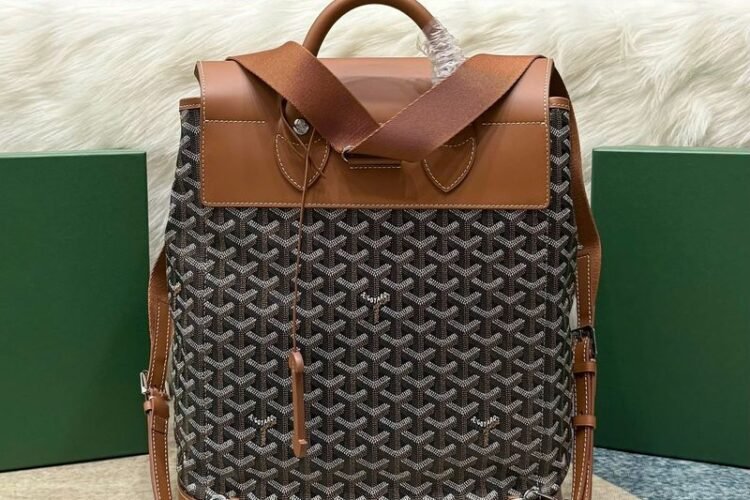 Balo Goyard Alpin MM Backpack Black Tan Màu Đen Nâu Size 39CM Best Deal
