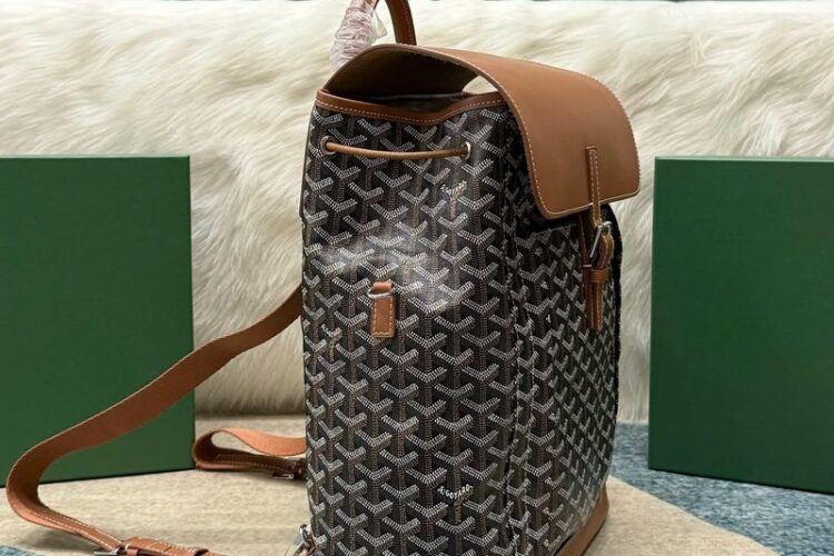 Balo Goyard Alpin MM Backpack Black Tan Màu Đen Nâu Size 39CM Best Deal