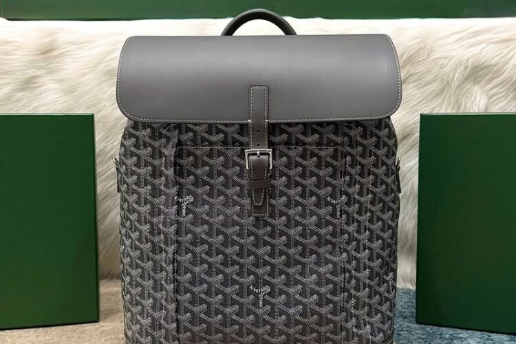 Balo Goyard Alpin MM Backpack Grey Màu Xám Size 39CM Best Deal