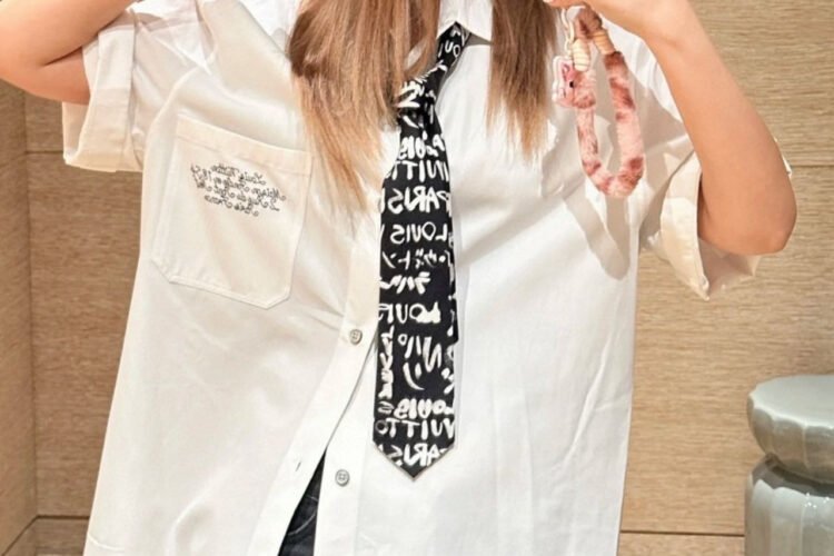 Áo Sơ Mi Trắng LV Embellished Short-Sleeved Shirt